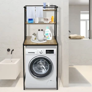 3-Tier Washer and Dryer Shelves Laundry Room Bathroom Space Saver Organizer Rack - Picture 1 of 24