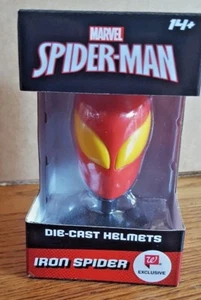MARVEL Iron Spider Die-Cast Helmet Display on Stand / Walgreens Exclusive - Picture 1 of 1