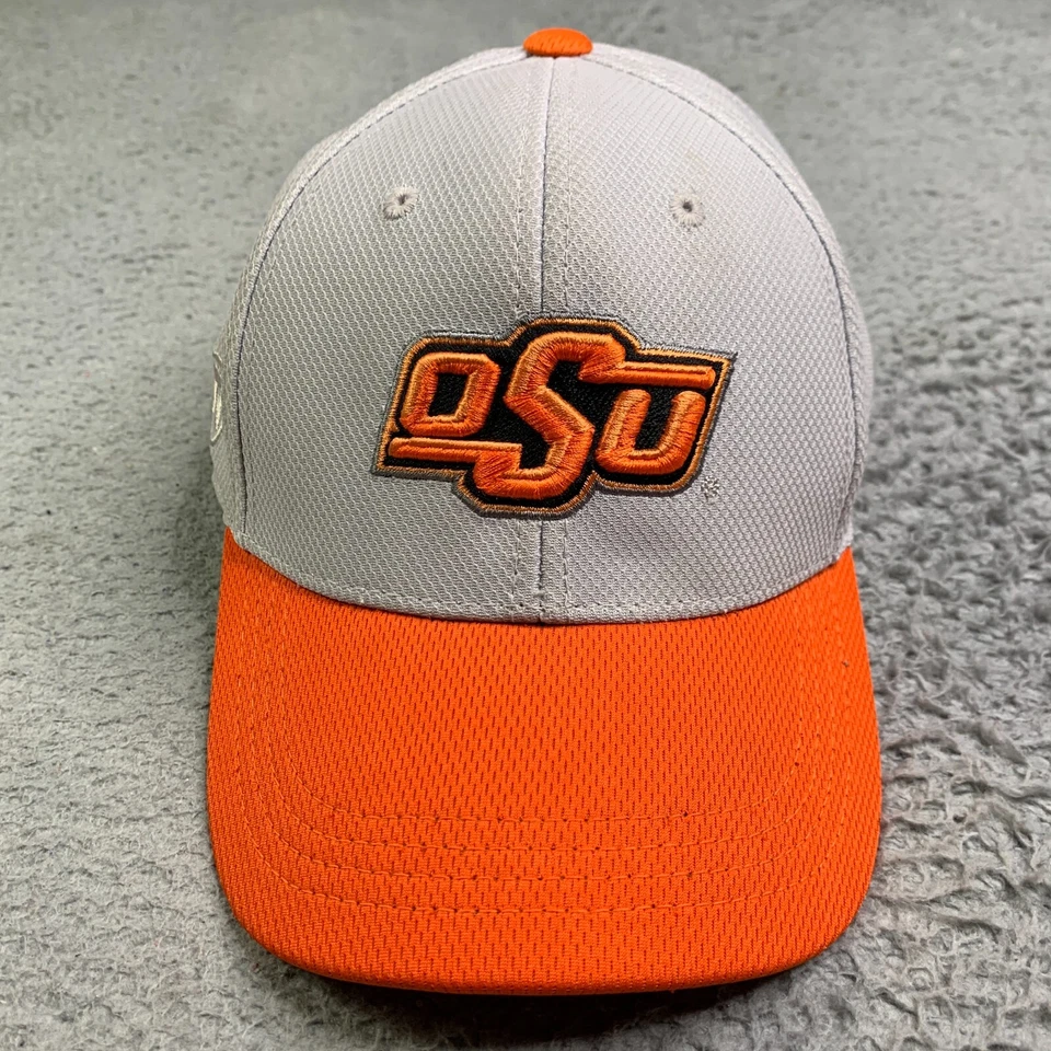 OSU Oklahoma State Cowboys Gorra Juvenil Ajustada 6 1/2 a 6 7/8 Gris Foto 1 de 4
