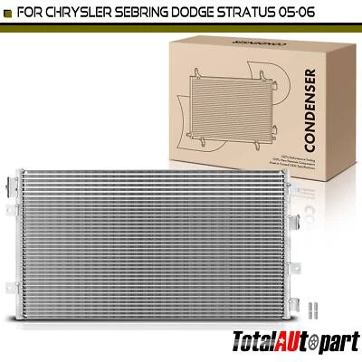 AC Condenser without Receiver Drier for Chrysler Sebring Dodge Stratus 2005 2006 - Image 1 of 4