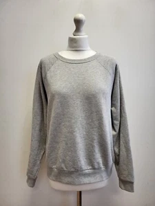 C483 WOMENS GAP GREY L/SLEEVE SPORTS SWEATSHIRT UK XS 6 EU 34 - Picture 1 of 5