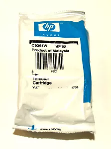 New Sealed Genuine HP Inkjet 93 Tri-Color Cartridge C9361W - Bild 1 von 2
