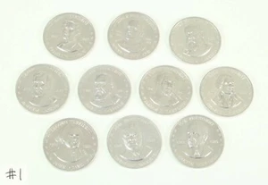Lot Of 10 Shell Mr. President Coin Game #1 - Picture 1 of 2