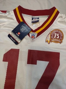 Camiseta Reebok de los Washington Redskins #17 J. Campbell blanca nueva con etiquetas - Imagen 1 de 8
