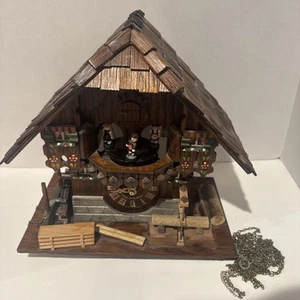 Reloj de cuco Anton Schneider Selva Negra ~ Alemania ~ para piezas - Imagen 1 de 13