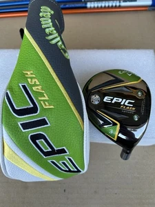 Callaway Epic Flash Star Japan Version 15* 3 Wood golf club head only w/cover - Picture 1 of 11