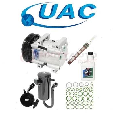 UAC AC Compressor & Component Kit for 1990-1992 Ford Bronco - Heating Air um — 第 1/4 张图片