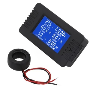 Medidor digital de CA con función de reinicio con pantalla LCD y control fácil de usar - Imagen 1 de 24