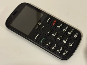 Doro 1360 einfache SOS-Taste (entsperrt) Handy - Schwarz. - Bild 1 von 4