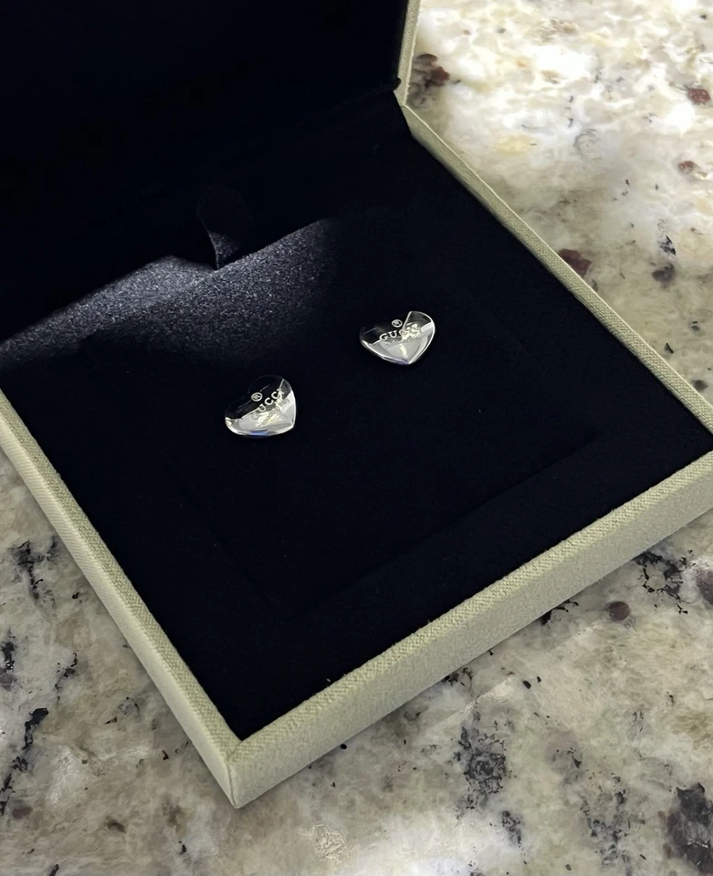 Pendientes Gucci Plata Marmont GG Aretes Pendientes Joyería ENVÍO GRATUITO Foto 1 de 1