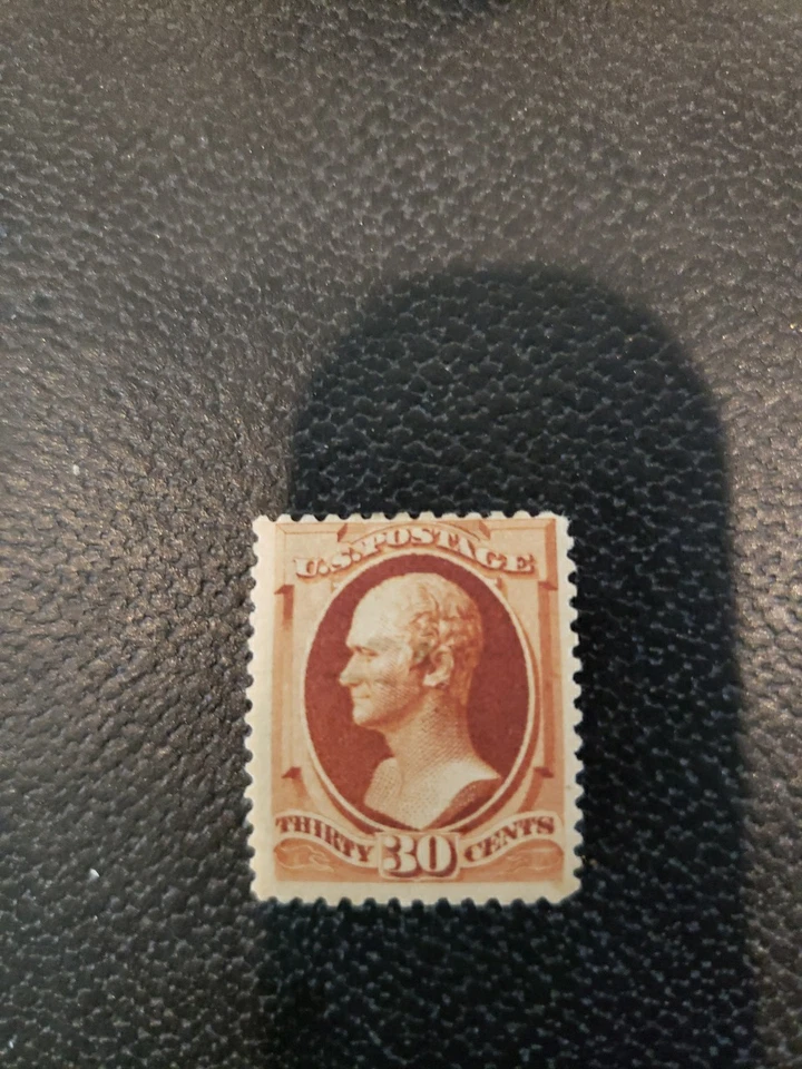 US 1887 SCOTT #217 MINT HINGED PART ORIGINAL GUM FINE - Image 1 of 2