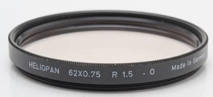 Heliopan Correction Filter 62x0, 75 R 1,5 -0 62mm 62 MM - Picture 1 of 1