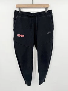 Southern Methodist SMU Mustangs Nike Tech Fleece Sweatpants Men’s Large Black - Picture 1 of 7
