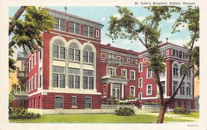 # K2586 SALINA, KS.    POSTKARTE, JOHN'S HOSPITAL - Bild 1 von 2