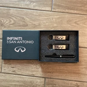Genuine Dealer Keyring Tag Car Key Ring INFINITY & Pen San Antonio - Picture 1 of 5