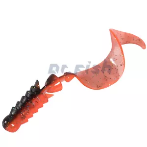 10 PIEZAS Señuelo de pesca suave de cola única Swimbait 4"" para Crappie Bream Panfish - Imagen 1 de 21