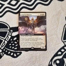 1 x MTG Angel of Destiny / Zendikar Rising: Extras / BORDERLESS / Mythic Rare