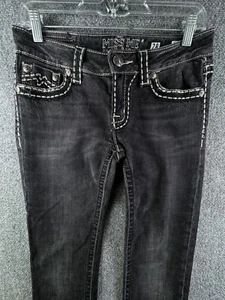 Miss Me Damen Irene Skinny Jeans grau schwarz Größe 28x33,5 Denim Baumwolle Urban - Bild 1 von 16