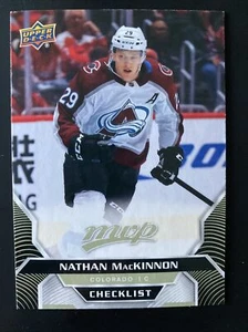 2020-21 Upper Deck MVP Hockey Checklist Nathan MacKinnon #100 - Picture 1 of 2