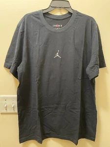 Air Jordan Dri Fit T-Shirt Men's XL Black Graphic Short Sleeve DC9791-010 S223 - Picture 1 of 7
