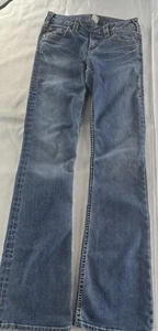Silver Tina Style Womens Low Rise 5 Pocket Embroidered Pocket Waist 25 L 32 - Picture 1 of 10