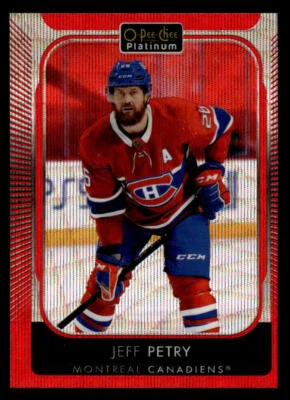 Jeff Petry 2021-22 O-Pee-Chee Platinum Red Surge #53 - Image 1 of 2