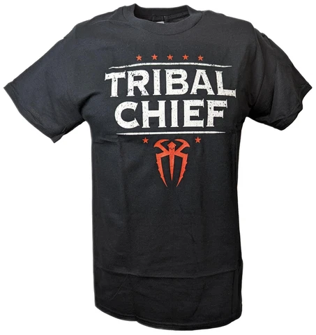 Roman Reigns Tribal Chief Black T-shirt Cover
