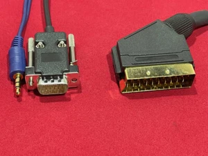 2m Monitor Cable/Lead for Acorn A5000/A3010/A3020/RiscPC/Risc PC etc inc audio - Picture 1 of 5
