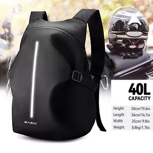 Mochila Moto Impermeable Casco Moto Accesorios Mochila para Hombre - Imagen 1 de 12