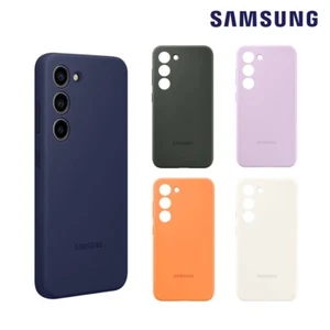 Original Samsung Galaxy S23 Silicone Case Soft Touch Sleek Smooth Grip EF-PS911 - Picture 1 of 24