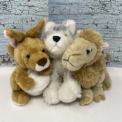 Lot Of 3 Webkinz Ganz Camel, Husky, Kangaroo No Codes - Image 1 of 4