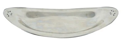 Farberware Stainless Steel Oval Bread Dish Tray Serving Plate 13" - Image 1 of 4