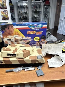Vintage 1992 Galoob Micro Machines Military Battle Tank Playset in Original Box - Picture 1 of 11