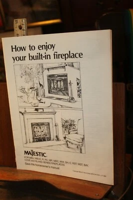 Majestic Built in Fireplace  Owner's Manual  - Image 1 of 3