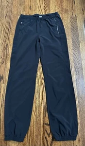 Athleta Girl Xl 14 Black Unlined High Jump Jogger Dance Pants Hiking Pants - Picture 1 of 7
