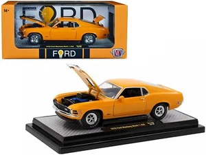 1970 Ford Mustang Mach 1 428 Grabber Orange with Black Stripes Limited Edition t - Picture 1 of 1