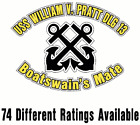 Uss William V Pratt Dlg 13 Oval Decal / Sticker Military Usn U S Navy S06a