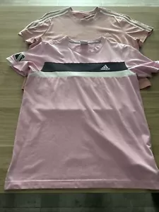 Adidas Shirts (2) Womens Tee Sportswear Short Sleeves - Tops XL - Picture 1 of 12