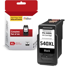 Schwarz PATRONEN für CANON PG-540 540XL PIXMA MG3150 MG3550 MX395 MX525 TS5150  - Afbeelding 1 van 7