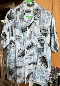 TRIUMPH OF CALIFORNIA SIZE XL BUTTON DOWN VINTAGE SHORT SLEEVE HAWAIIAN - Picture 1 of 4