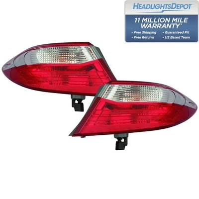 Tail Lights Set Left Right Pair Fits 2015-2017 Toyota Camry 4Dr Sedan And Hybrid - Image 1 of 4