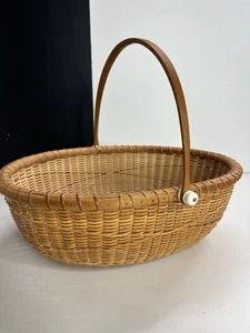 Nantucket Schaukelgriff Korb Handarbeit - Bild 1 von 18