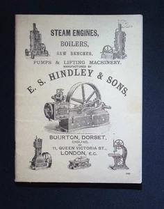 Steam Engines, Boilers, Saw Benches, Pumps & Lifting Machinery – E.S. Hindley - Picture 1 of 7