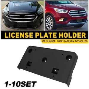 Front Bumper License Plate Bracket Assembly For 2018-19 Ford Escape SEL Plastic - Picture 1 of 22