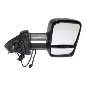 For 2015-2019 Sierra 3500 HD Mirror Power Black 22820398 GM1321458 - Picture 1 of 6