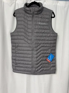 NWT Mens Size S Columbia Omni-Heat 650 Down Woodrose Crest FS Packable Gray Best - Picture 1 of 13