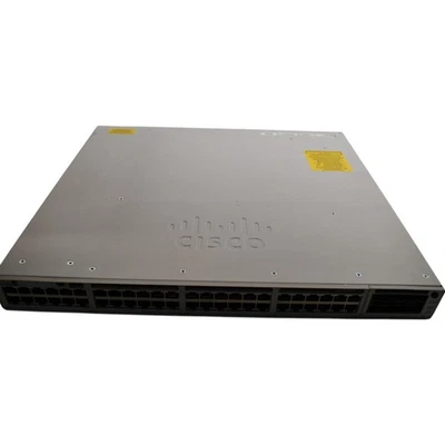 NEW Cisco C9300-48P Catalyst 9300 48-Port PoE+ Network Switch Essentials  - Image 1 of 4