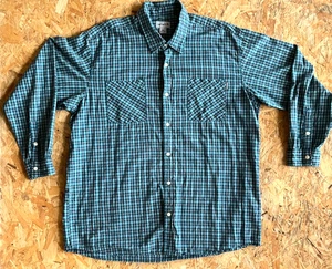 Carhartt Shirt Mens 2XL XXL Green Plaid Long Sleeve - Picture 1 of 6