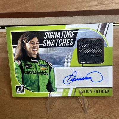 2019 Panini Donruss Racing Danica Patrick Signature Swatches   - Image 1 of 4