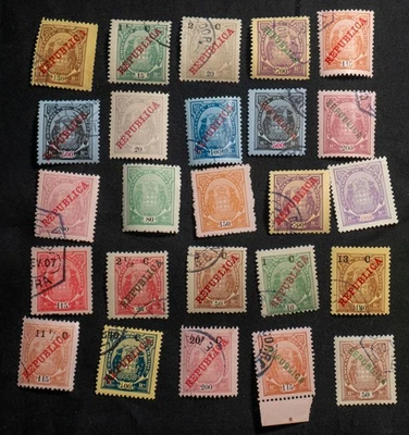 Estampillas de la compañía de Mozambique sobreimpresas de elefantes de 1894-1916 Foto 1 de 2